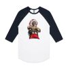 AS Colour - 3/4 Raglan Baseball Sleeve Tee Thumbnail