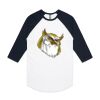 AS Colour - 3/4 Raglan Baseball Sleeve Tee Thumbnail