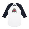 AS Colour - 3/4 Raglan Baseball Sleeve Tee Thumbnail