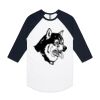 AS Colour - 3/4 Raglan Baseball Sleeve Tee Thumbnail