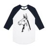 AS Colour - 3/4 Raglan Baseball Sleeve Tee Thumbnail