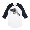 AS Colour - 3/4 Raglan Baseball Sleeve Tee Thumbnail