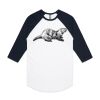 AS Colour - 3/4 Raglan Baseball Sleeve Tee Thumbnail