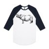 AS Colour - 3/4 Raglan Baseball Sleeve Tee Thumbnail
