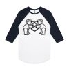 AS Colour - 3/4 Raglan Baseball Sleeve Tee Thumbnail