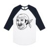 AS Colour - 3/4 Raglan Baseball Sleeve Tee Thumbnail