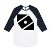 AS Colour - 3/4 Raglan Baseball Sleeve Tee Thumbnail