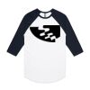 AS Colour - 3/4 Raglan Baseball Sleeve Tee Thumbnail