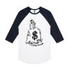 AS Colour - 3/4 Raglan Baseball Sleeve Tee Thumbnail