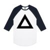 AS Colour - 3/4 Raglan Baseball Sleeve Tee Thumbnail