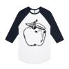AS Colour - 3/4 Raglan Baseball Sleeve Tee Thumbnail