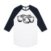 AS Colour - 3/4 Raglan Baseball Sleeve Tee Thumbnail