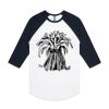 AS Colour - 3/4 Raglan Baseball Sleeve Tee Thumbnail