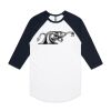 AS Colour - 3/4 Raglan Baseball Sleeve Tee Thumbnail