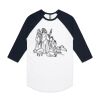 AS Colour - 3/4 Raglan Baseball Sleeve Tee Thumbnail