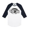AS Colour - 3/4 Raglan Baseball Sleeve Tee Thumbnail