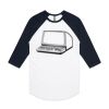 AS Colour - 3/4 Raglan Baseball Sleeve Tee Thumbnail