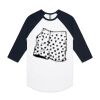 AS Colour - 3/4 Raglan Baseball Sleeve Tee Thumbnail