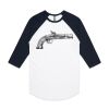 AS Colour - 3/4 Raglan Baseball Sleeve Tee Thumbnail