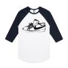 AS Colour - 3/4 Raglan Baseball Sleeve Tee Thumbnail