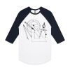 AS Colour - 3/4 Raglan Baseball Sleeve Tee Thumbnail