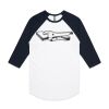 AS Colour - 3/4 Raglan Baseball Sleeve Tee Thumbnail