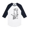 AS Colour - 3/4 Raglan Baseball Sleeve Tee Thumbnail