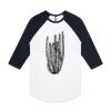 AS Colour - 3/4 Raglan Baseball Sleeve Tee Thumbnail