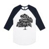 AS Colour - 3/4 Raglan Baseball Sleeve Tee Thumbnail