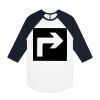 AS Colour - 3/4 Raglan Baseball Sleeve Tee Thumbnail