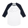 AS Colour - 3/4 Raglan Baseball Sleeve Tee Thumbnail