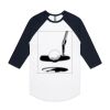 AS Colour - 3/4 Raglan Baseball Sleeve Tee Thumbnail
