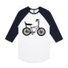 AS Colour - 3/4 Raglan Baseball Sleeve Tee Thumbnail