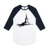 AS Colour - 3/4 Raglan Baseball Sleeve Tee Thumbnail
