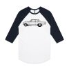 AS Colour - 3/4 Raglan Baseball Sleeve Tee Thumbnail