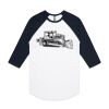 AS Colour - 3/4 Raglan Baseball Sleeve Tee Thumbnail