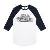 AS Colour - 3/4 Raglan Baseball Sleeve Tee Thumbnail