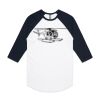 AS Colour - 3/4 Raglan Baseball Sleeve Tee Thumbnail