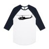 AS Colour - 3/4 Raglan Baseball Sleeve Tee Thumbnail
