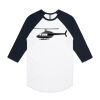 AS Colour - 3/4 Raglan Baseball Sleeve Tee Thumbnail