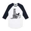 AS Colour - 3/4 Raglan Baseball Sleeve Tee Thumbnail