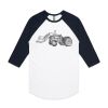 AS Colour - 3/4 Raglan Baseball Sleeve Tee Thumbnail
