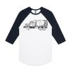 AS Colour - 3/4 Raglan Baseball Sleeve Tee Thumbnail