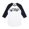 AS Colour - 3/4 Raglan Baseball Sleeve Tee Thumbnail