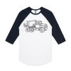AS Colour - 3/4 Raglan Baseball Sleeve Tee Thumbnail