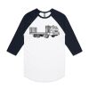 AS Colour - 3/4 Raglan Baseball Sleeve Tee Thumbnail