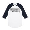 AS Colour - 3/4 Raglan Baseball Sleeve Tee Thumbnail
