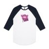 AS Colour - 3/4 Raglan Baseball Sleeve Tee Thumbnail