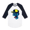 AS Colour - 3/4 Raglan Baseball Sleeve Tee Thumbnail