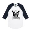 AS Colour - 3/4 Raglan Baseball Sleeve Tee Thumbnail